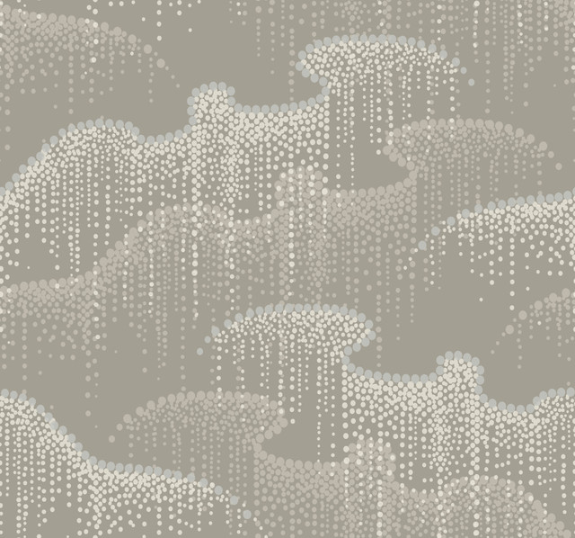 Moonlight Pearls Taupe Wallpaper by Candice Olson Designer Candice Olson Modern Nature 2nd Edition Covers about 60.8 square feet 27-in by 27-ft long roll Unpasted 25.25 - Swanky Fabrics - Moonlight Pearls Taupe Wallpaper by Candice Olson Designer Candice Olson Modern Nature 2nd Edition Covers about 60.8 square feet 27-in by 27-ft long roll Unpasted 25.25 - Swanky Fabrics -