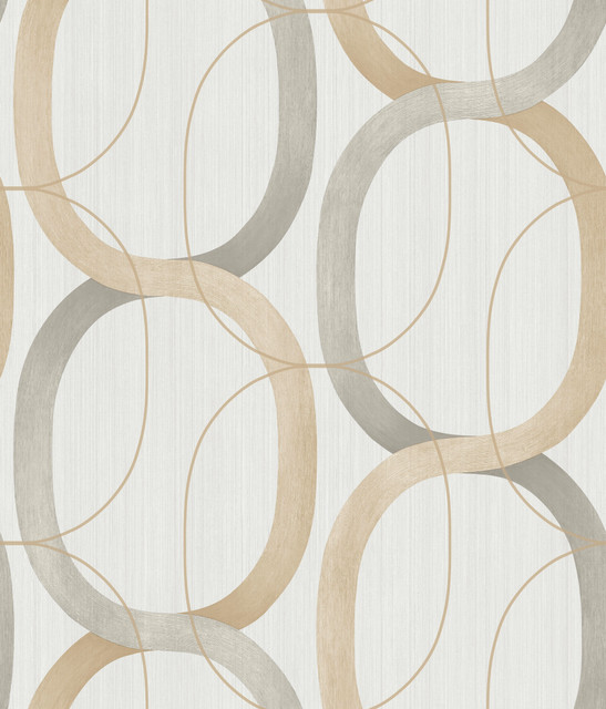 Interlock Dark Taupe Wallpaper by Candice Olson Designer Candice Olson Modern Nature 2nd Edition Covers about 56.4 square feet 20.5-in by 33-ft long roll Unpasted 24 - Swanky Fabrics - Interlock Dark Taupe Wallpaper by Candice Olson Designer Candice Olson Modern Nature 2nd Edition Covers about 56.4 square feet 20.5-in by 33-ft long roll Unpasted 24 - Swanky Fabrics -