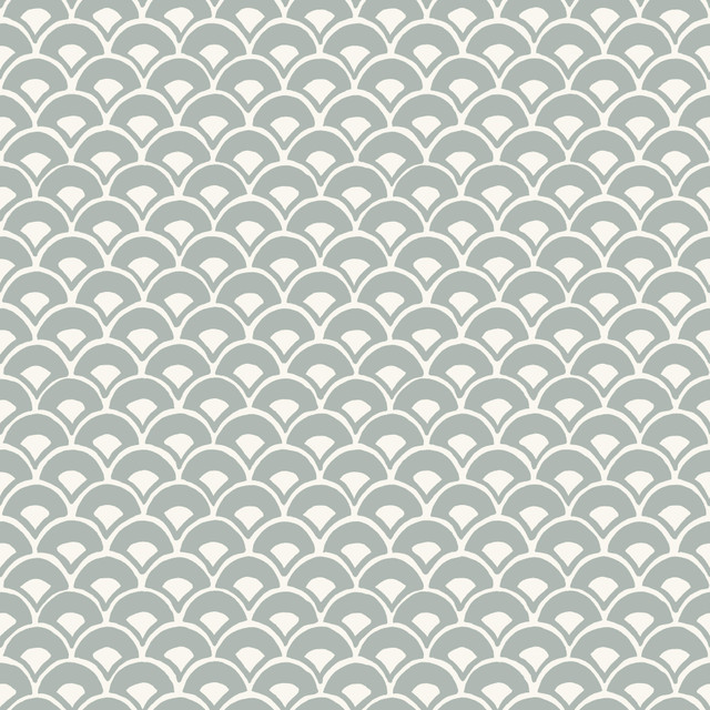 Stacked Scallops Blue Wallpaper by Magnolia Home Designer Magnolia Home Artful Prints & Patterns Covers about 56.4 square feet 20.5-in by 33-ft long roll Prepasted 10.25 - Swanky Fabrics - Stacked Scallops Blue Wallpaper by Magnolia Home Designer Magnolia Home Artful Prints & Patterns Covers about 56.4 square feet 20.5-in by 33-ft long roll Prepasted 10.25 - Swanky Fabrics -