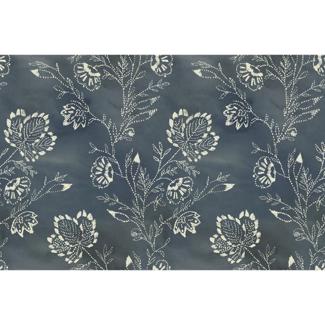 Barbier Blue Wallpaper by Lemieux et Cie Designer Lemieux et Cie Covers about 60.8 square feet 27-in by 27-ft long roll Unpasted 18 - Swanky Fabrics - Barbier Blue Wallpaper by Lemieux et Cie Designer Lemieux et Cie Covers about 60.8 square feet 27-in by 27-ft long roll Unpasted 18 - Swanky Fabrics -
