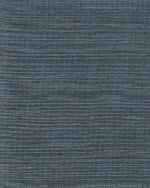 Plain Grass Sisal Grasscloth Blue Wallpaper by York Wallcoverings Designer Blooms Covers about 72 square feet 36-in by 24-ft long roll Unpasted 0 - Swanky Fabrics - Plain Grass Sisal Grasscloth Blue Wallpaper by York Wallcoverings Designer Blooms Covers about 72 square feet 36-in by 24-ft long roll Unpasted 0 - Swanky Fabrics -