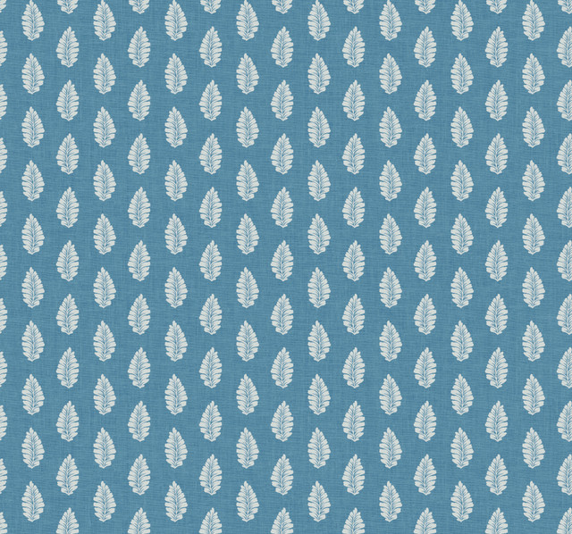 Leaf Pendant Blue Wallpaper by Inspired by Color Designer Blues II Covers about 60.8 square feet 27-in by 27-ft long roll Prepasted 25.25 - Swanky Fabrics - Leaf Pendant Blue Wallpaper by Inspired by Color Designer Blues II Covers about 60.8 square feet 27-in by 27-ft long roll Prepasted 25.25 - Swanky Fabrics -