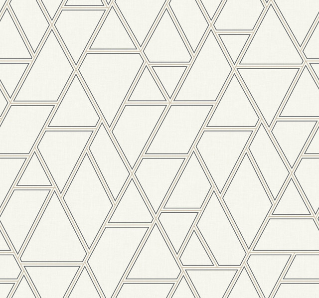 Pathways White & Grey Wallpaper by York Wallcoverings Designer Grandmillennial Covers about 60.8 square feet 27-in by 27-ft long roll Prepasted 25.25 - Swanky Fabrics - Pathways White & Grey Wallpaper by York Wallcoverings Designer Grandmillennial Covers about 60.8 square feet 27-in by 27-ft long roll Prepasted 25.25 - Swanky Fabrics -