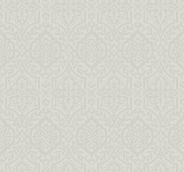 Cathedral Damask Grey Wallpaper by York Wallcoverings Designer Damask Resource Library Covers about 60.8 square feet 27-in by 27-ft long roll Prepasted 25.25 - Swanky Fabrics - Cathedral Damask Grey Wallpaper by York Wallcoverings Designer Damask Resource Library Covers about 60.8 square feet 27-in by 27-ft long roll Prepasted 25.25 - Swanky Fabrics -