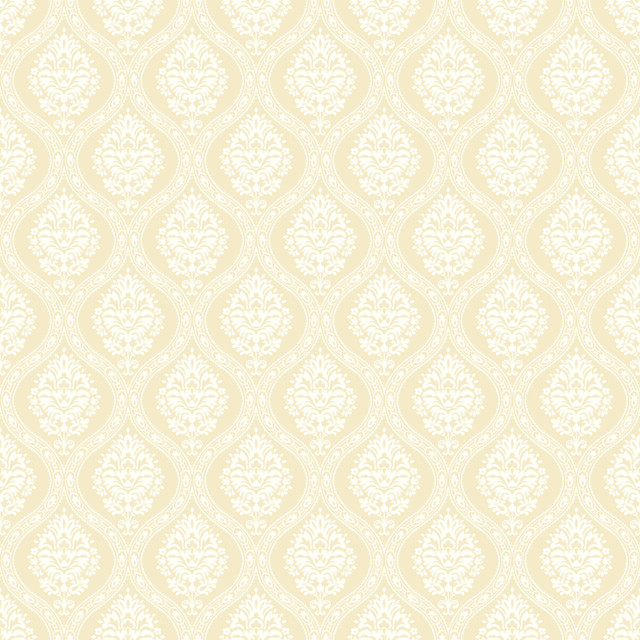Petite Ogee Yellow Wallpaper by York Wallcoverings Designer Damask Resource Library Covers about 56.4 square feet 20.5-in by 33-ft long roll Prepasted 20.5 - Swanky Fabrics - Petite Ogee Yellow Wallpaper by York Wallcoverings Designer Damask Resource Library Covers about 56.4 square feet 20.5-in by 33-ft long roll Prepasted 20.5 - Swanky Fabrics -