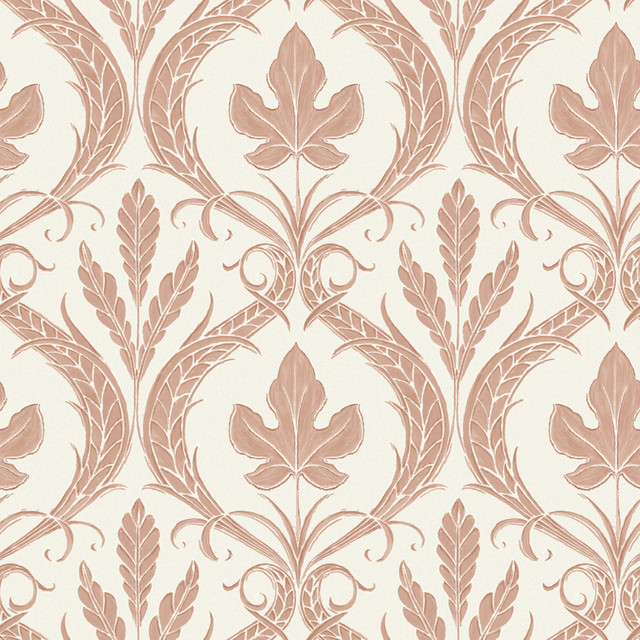 Adirondack Damask Brown & Beige Wallpaper by York Wallcoverings Designer Damask Resource Library Covers about 56.4 square feet 20.5-in by 33-ft long roll Prepasted 20.5 - Swanky Fabrics - Adirondack Damask Brown & Beige Wallpaper by York Wallcoverings Designer Damask Resource Library Covers about 56.4 square feet 20.5-in by 33-ft long roll Prepasted 20.5 - Swanky Fabrics -