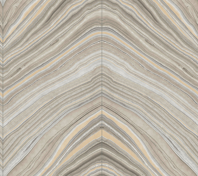 Onyx Strata Taupe Wallpaper by Candice Olson Designer Candice Olson Modern Artisan II Covers about 60.8 square feet 27-in by 27-ft long roll Unpasted 24 - Swanky Fabrics -