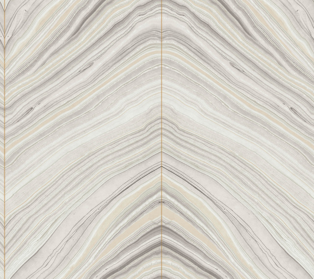 Onyx Strata Beige Wallpaper by Candice Olson Designer Candice Olson Modern Artisan II Covers about 60.8 square feet 27-in by 27-ft long roll Unpasted 24 - Swanky Fabrics -