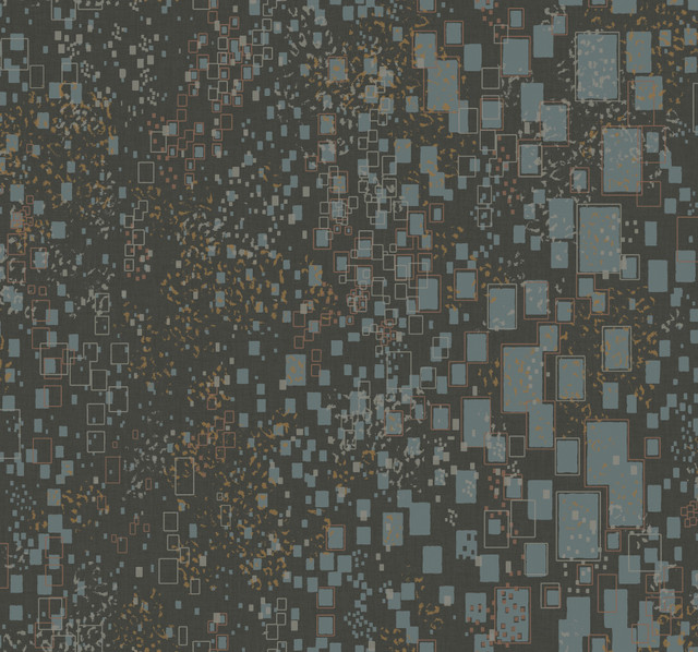 Gilded Confetti Charcoal Wallpaper by Candice Olson Designer Candice Olson Modern Artisan II Covers about 60.8 square feet 27-in by 27-ft long roll Unpasted 25.25 - Swanky Fabrics - Gilded Confetti Charcoal Wallpaper by Candice Olson Designer Candice Olson Modern Artisan II Covers about 60.8 square feet 27-in by 27-ft long roll Unpasted 25.25 - Swanky Fabrics -