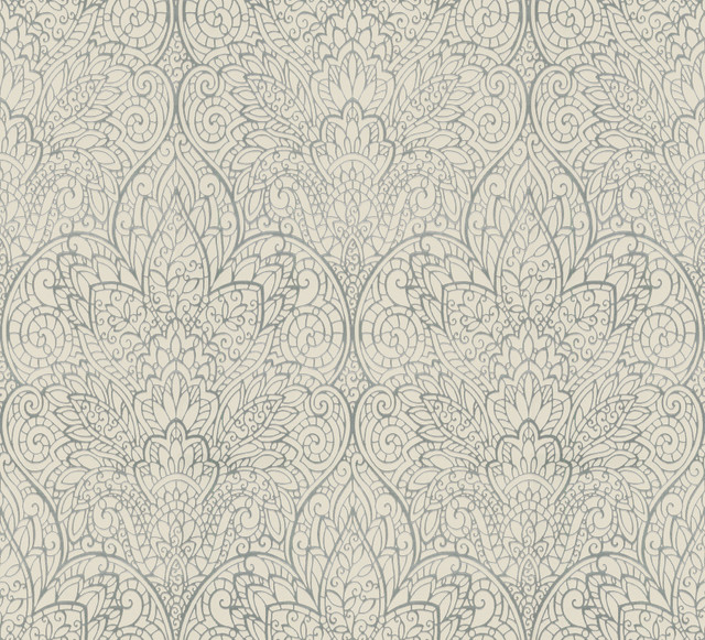 Paradise Grey Metallic Wallpaper by Candice Olson Designer Candice Olson Decadence Covers about 57.2 square feet 20.8-in by 33-ft long roll Unpasted 25.25 - Swanky Fabrics - Paradise Grey Metallic Wallpaper by Candice Olson Designer Candice Olson Decadence Covers about 57.2 square feet 20.8-in by 33-ft long roll Unpasted 25.25 - Swanky Fabrics -