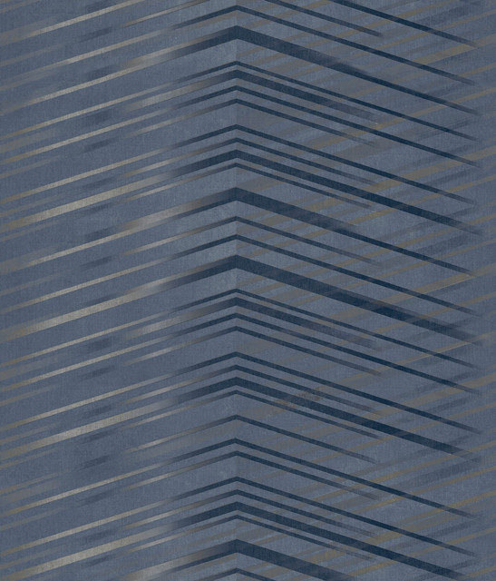 Glistening Chevron Navy Wallpaper by Candice Olson Designer Candice Olson After 8 Covers about 56.4 square feet 20.5-in by 33-ft long roll Unpasted 24 - Swanky Fabrics - Glistening Chevron Navy Wallpaper by Candice Olson Designer Candice Olson After 8 Covers about 56.4 square feet 20.5-in by 33-ft long roll Unpasted 24 - Swanky Fabrics -