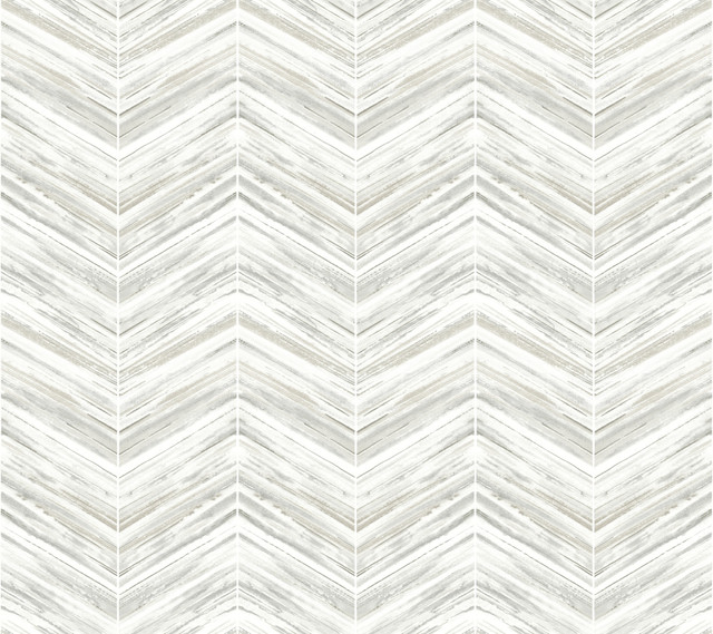 Petite Watercolor Chevron White & Grey Wallpaper by Inspired by Color Designer Beige & Neutrals Covers about 60.8 square feet 27-in by 27-ft long roll Prepasted 24 - Swanky Fabrics - Petite Watercolor Chevron White & Grey Wallpaper by Inspired by Color Designer Beige & Neutrals Covers about 60.8 square feet 27-in by 27-ft long roll Prepasted 24 - Swanky Fabrics -
