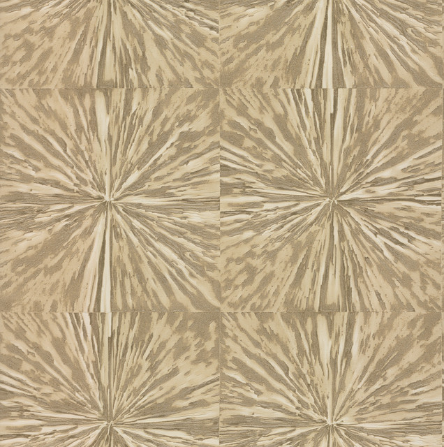 Squareburst Light Gold Wallpaper by Antonina Vella Designer Antonina Vella Elegant Earth Covers about 56.9 square feet 20.8-in by 32.8-ft long roll Unpasted 20.8 - Swanky Fabrics - Squareburst Light Gold Wallpaper by Antonina Vella Designer Antonina Vella Elegant Earth Covers about 56.9 square feet 20.8-in by 32.8-ft long roll Unpasted 20.8 - Swanky Fabrics -