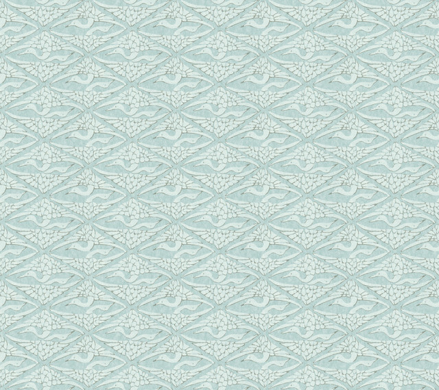 High Society Blue Wallpaper by Antonina Vella Designer Antonina Vella Deco Covers about 60.8 square feet 27-in by 27-ft long roll Unpasted 24 - Swanky Fabrics - High Society Blue Wallpaper by Antonina Vella Designer Antonina Vella Deco Covers about 60.8 square feet 27-in by 27-ft long roll Unpasted 24 - Swanky Fabrics -