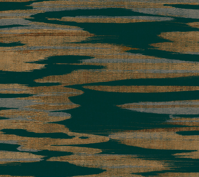 Nimbus Teal Wallpaper by Antonina Vella Designer Antonina Vella Dazzling Dimensions Volume II Covers about 60.8 square feet 27-in by 27-ft long roll Unpasted 24 - Swanky Fabrics -