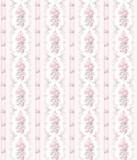 Dreamy Days Pink Parfait Stripe & Floral Wallpaper by A-Street Prints Designer LoveShackFancy Covers about 56.4 square feet 20.5-in by 33-ft long roll Unpasted 24 - Swanky Fabrics - Dreamy Days Pink Parfait Stripe & Floral Wallpaper by A-Street Prints Designer LoveShackFancy Covers about 56.4 square feet 20.5-in by 33-ft long roll Unpasted 24 - Swanky Fabrics -