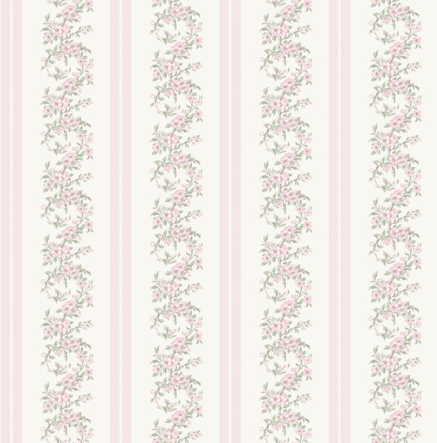 Marigold Wreath Pastel Peach Floral Stripe Wallpaper by A-Street Prints Designer LoveShackFancy Covers about 56.4 square feet 20.5-in by 33-ft long roll Unpasted 3.5 - Swanky Fabrics - Marigold Wreath Pastel Peach Floral Stripe Wallpaper by A-Street Prints Designer LoveShackFancy Covers about 56.4 square feet 20.5-in by 33-ft long roll Unpasted 3.5 - Swanky Fabrics -