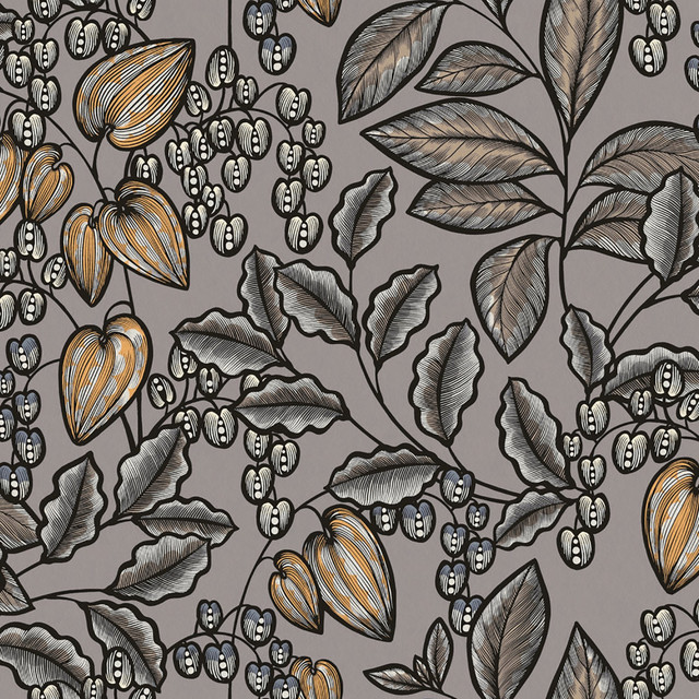 Leif Grey Vine Trail Wallpaper by AS Creation Designer AS Creation Covers about 57.5 square feet 20.9-in by 33-ft long roll Unpasted 20.9 - Swanky Fabrics - Leif Grey Vine Trail Wallpaper by AS Creation Designer AS Creation Covers about 57.5 square feet 20.9-in by 33-ft long roll Unpasted 20.9 - Swanky Fabrics -
