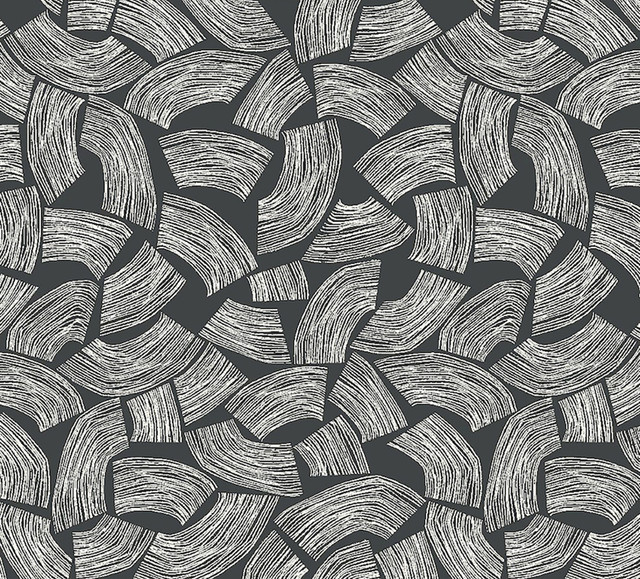 Elements Black Scribbled Arches Wallpaper by ohpopsi Designer Glasshouse Covers about 54.2 square feet 19.7-in by 33-ft long roll Unpasted 13.8 - Swanky Fabrics - Elements Black Scribbled Arches Wallpaper by ohpopsi Designer Glasshouse Covers about 54.2 square feet 19.7-in by 33-ft long roll Unpasted 13.8 - Swanky Fabrics -