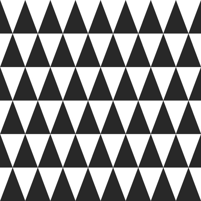 Verdon Black Geometric Wallpaper by ESTA Home Designer Design Department Covers about 56.4 square feet 20.5-in by 33-ft long roll Unpasted 6.9 - Swanky Fabrics -