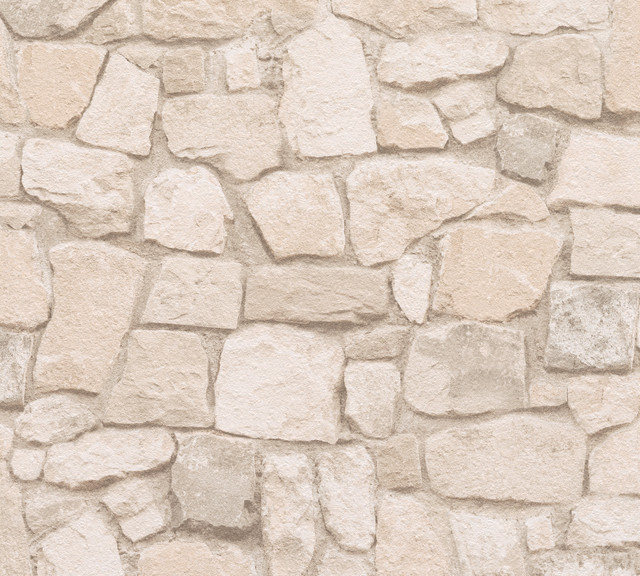 Morris Beige Natural Stone Wallpaper by AS Creation Designer AS Creation Covers about 57.5 square feet 20.9-in by 33-ft long roll Unpasted 41.7 - Swanky Fabrics - Morris Beige Natural Stone Wallpaper by AS Creation Designer AS Creation Covers about 57.5 square feet 20.9-in by 33-ft long roll Unpasted 41.7 - Swanky Fabrics -