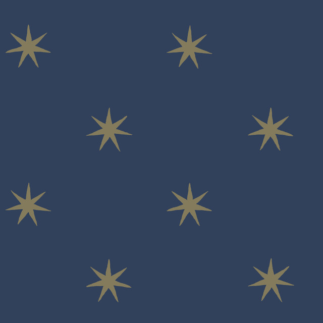 Star Splendor Navy & Metallic Gold Peel & Stick Wallpaper by Erin & Ben Designer Erin & Ben Co. Covers about 34.2 square feet 20.5-in by 20-ft long roll Peel & Stick 20.5 - Swanky Fabrics - Star Splendor Navy & Metallic Gold Peel & Stick Wallpaper by Erin & Ben Designer Erin & Ben Co. Covers about 34.2 square feet 20.5-in by 20-ft long roll Peel & Stick 20.5 - Swanky Fabrics -