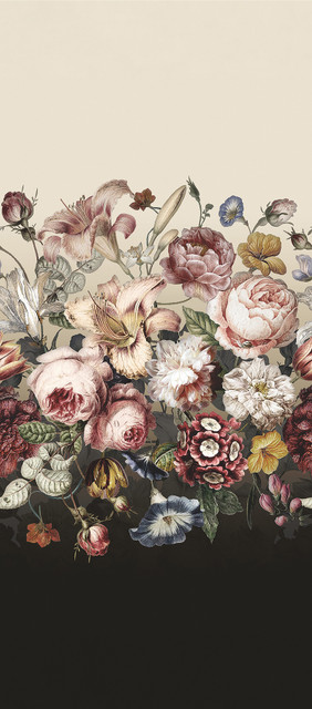 Rachel Rose Taupe Wall Mural by York Wallcoverings Designer Blooms Covers 2 panels - measures 4.5-ft wide by 10.2-ft long when assembled 27-in by 10.2-ft long roll Unpasted 0 - Swanky Fabrics - Rachel Rose Taupe Wall Mural by York Wallcoverings Designer Blooms Covers 2 panels - measures 4.5-ft wide by 10.2-ft long when assembled 27-in by 10.2-ft long roll Unpasted 0 - Swanky Fabrics -