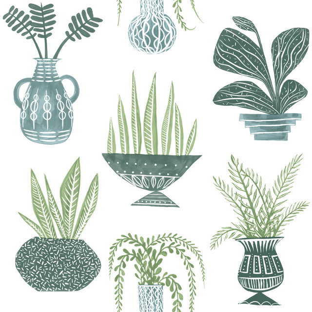 Plant Party Green Peel & Stick Wallpaper by York Wallcoverings Designer York Premium Peel + Stick Risky Business Vol. III Covers about 34.2 square feet 20.5-in by 20-ft long roll Peel & Stick 20.5 - Swanky Fabrics - Plant Party Green Peel & Stick Wallpaper by York Wallcoverings Designer York Premium Peel + Stick Risky Business Vol. III Covers about 34.2 square feet 20.5-in by 20-ft long roll Peel & Stick 20.5 - Swanky Fabrics -