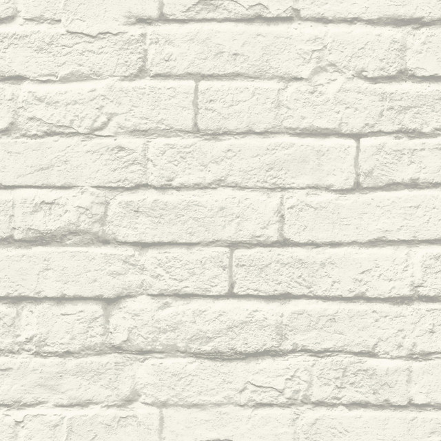 Magnolia Home Brick & Mortar White Peel & Stick Wallpaper by Magnolia Home Designer York Premium Peel + Stick Covers about 34.2 square feet 20.5-in by 20-ft long roll Peel & Stick 20.5 - Swanky Fabrics - Magnolia Home Brick & Mortar White Peel & Stick Wallpaper by Magnolia Home Designer York Premium Peel + Stick Covers about 34.2 square feet 20.5-in by 20-ft long roll Peel & Stick 20.5 - Swanky Fabrics -