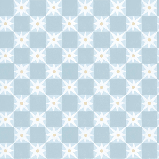 Stardust Blue Checkerboard Peel & Stick Wallpaper by York Wallcoverings Designer Mirth Studios Covers about 34.2 square feet 20.5-in by 20-ft long roll Peel & Stick 20.5 - Swanky Fabrics - Stardust Blue Checkerboard Peel & Stick Wallpaper by York Wallcoverings Designer Mirth Studios Covers about 34.2 square feet 20.5-in by 20-ft long roll Peel & Stick 20.5 - Swanky Fabrics -