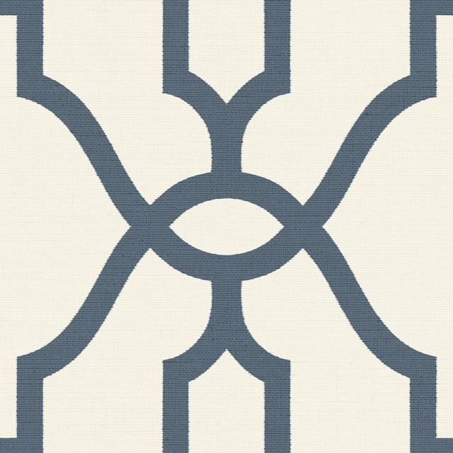 Magnolia Home Woven Trellis Blue & White Peel & Stick Wallpaper by Magnolia Home Designer York Premium Peel + Stick Covers about 34.2 square feet 20.5-in by 20-ft long roll Peel & Stick 20.5 - Swanky Fabrics - Magnolia Home Woven Trellis Blue & White Peel & Stick Wallpaper by Magnolia Home Designer York Premium Peel + Stick Covers about 34.2 square feet 20.5-in by 20-ft long roll Peel & Stick 20.5 - Swanky Fabrics -