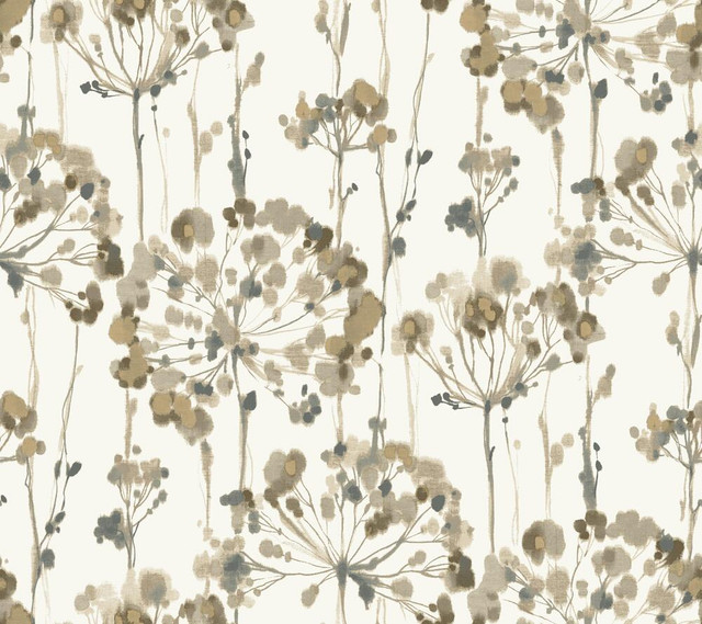 Flourish Neutral Peel & Stick Wallpaper by Candice Olson Designer York Premium Peel + Stick Covers about 45 square feet 27-in by 20-ft long roll Peel & Stick 24 - Swanky Fabrics - Flourish Neutral Peel & Stick Wallpaper by Candice Olson Designer York Premium Peel + Stick Covers about 45 square feet 27-in by 20-ft long roll Peel & Stick 24 - Swanky Fabrics -