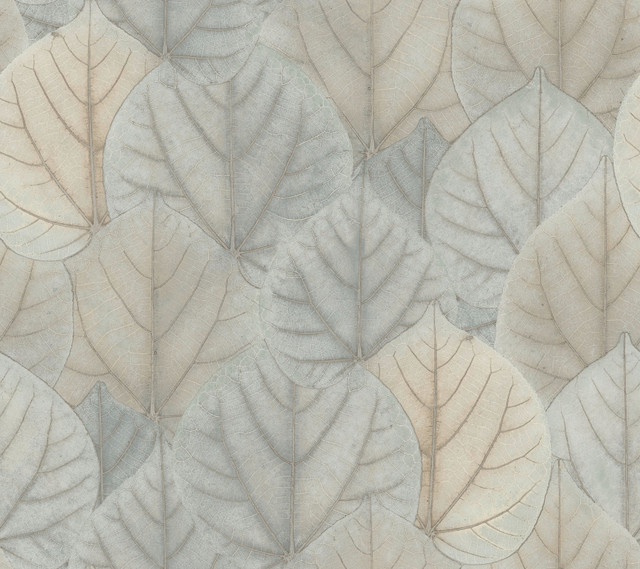 Leaf Concerto Blue & Taupe Peel & Stick Wallpaper by Candice Olson Designer Simply Candice Covers about 45 square feet 27-in by 20-ft long roll Peel & Stick 24 - Swanky Fabrics - Leaf Concerto Blue & Taupe Peel & Stick Wallpaper by Candice Olson Designer Simply Candice Covers about 45 square feet 27-in by 20-ft long roll Peel & Stick 24 - Swanky Fabrics -