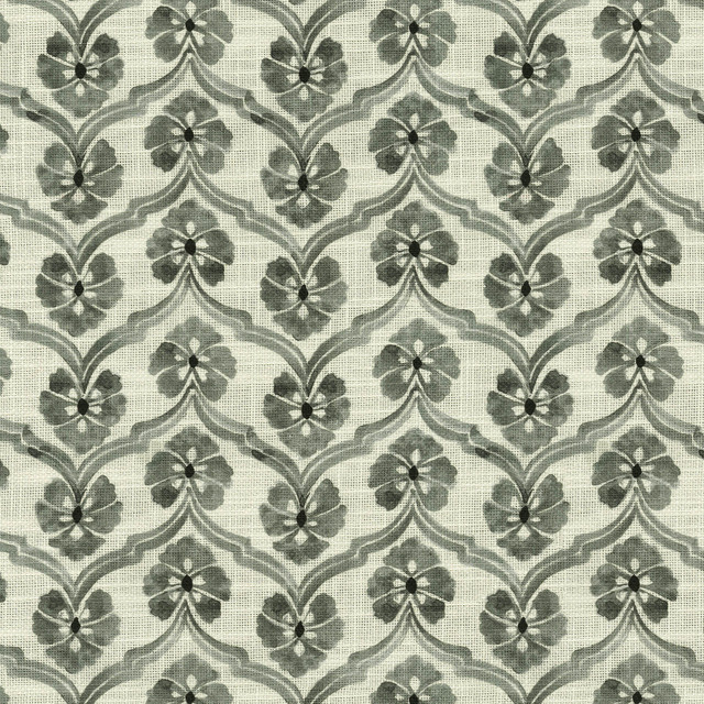 Rhythmic Onyx by PK Lifestyles Designer Fabric - 75% cotton, 25% linen Pakistan 15000 Horizontal: 4.5 and Vertical: 6.75 54 - Swanky Fabrics -