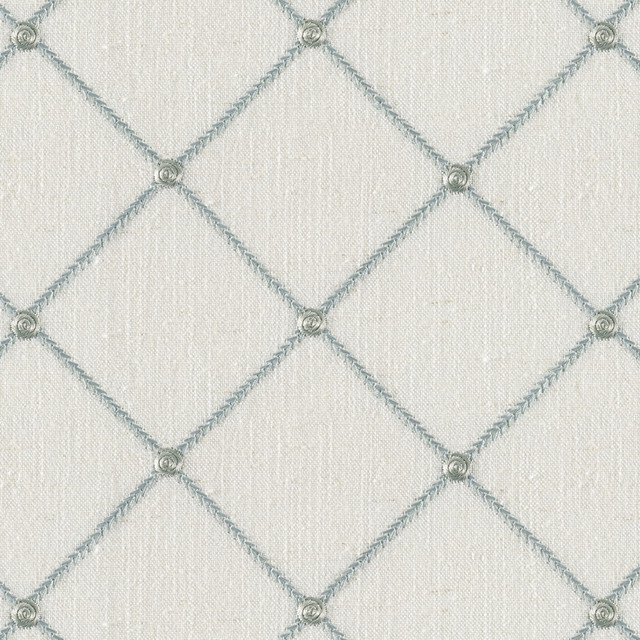 Malden Ice by Magnolia Designer Fabric - 20% Linen, 45% Viscose, 35% Polyester China Horizontal: 5.1 and Vertical: 5.1 51 - Swanky Fabrics -