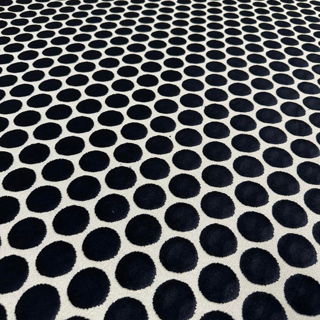 Disky Ebony by Magnolia Designer Fabric - 86% Viscose, 14% Polyester India 18000 Horizontal: 3.5 and Vertical: 2.5 57.5 - Swanky Fabrics - Disky Ebony by Magnolia Designer Fabric - 86% Viscose, 14% Polyester India 18000 Horizontal: 3.5 and Vertical: 2.5 57.5 - Swanky Fabrics -