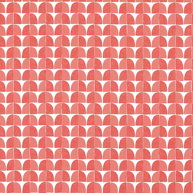 Solsbury Coral T45021 by Thibaut Wallpaper Thibaut Wallpaper Solsbury Coral T45021Wallpaper WANDERLUST Wallpaper U.S.A </p><p>Repeat: H: , V: 12.5   (31.75  cm) 27  in  (68.58  cm) - Fabric Carolina -
