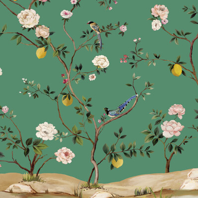 Kravet Design - Wallcovering - W4177.340.0 - Wallcovering - CELLULOSE - 80%;ACRYLIC LATEX - 20% - United States </p><p>Repeat: H: , V: 27.5 21 - My Fabric Connection -