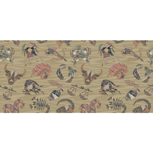Kravet Couture - Wallcovering - W3853.1616.0 - Wallcovering - VINYL ON NON WOVEN - 100% - Italy </p><p>Repeat: H: , V: 27.5 21 - My Fabric Connection -