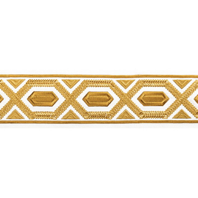 Brunschwig & Fils - Trim - T8022100.40.0 - Trim - COTTON - 50%;RAYON - 50% - India </p><p>Repeat: H: , V: 27.5 21 - My Fabric Connection -