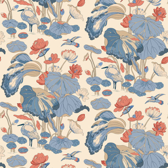 G P & J Baker - Wallcovering - SP-BW45109.1.0 - Wallcovering - NON WOVEN - 100% - United Kingdom </p><p>Repeat: H: , V: 27.5 21 - My Fabric Connection -