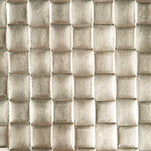 Kravet Couture - Upholstery - L-GLITTERATI.GOLD.0 - Upholstery - LEATHER - 100% - Italy </p><p>Repeat: H: , V: 27.5 21 - My Fabric Connection -
