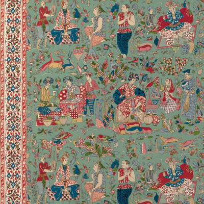 Brunschwig & Fils - Drapery - 8024100.319.0 - Drapery - COTTON - 100% - France </p><p>Repeat: H: , V: 27.5 21 - My Fabric Connection -