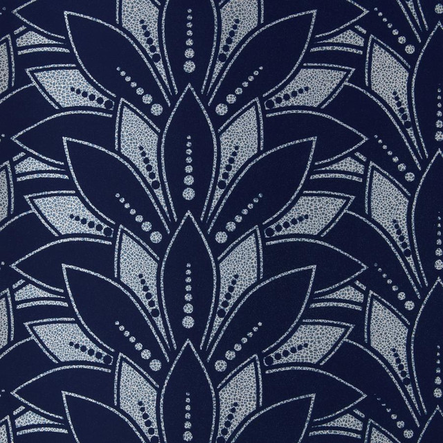 Astoria Flock (Wp) # 01 Midnight by 1838 Wallcoverings Designer Wallpaper ELODIE STRAIGHT PASTE THE WALL UNITED KINGDOM V-5.1" 20.5"X11YD - Swanky Fabrics - Astoria Flock (Wp) # 01 Midnight by 1838 Wallcoverings Designer Wallpaper ELODIE STRAIGHT PASTE THE WALL UNITED KINGDOM V-5.1" 20.5"X11YD - Swanky Fabrics -