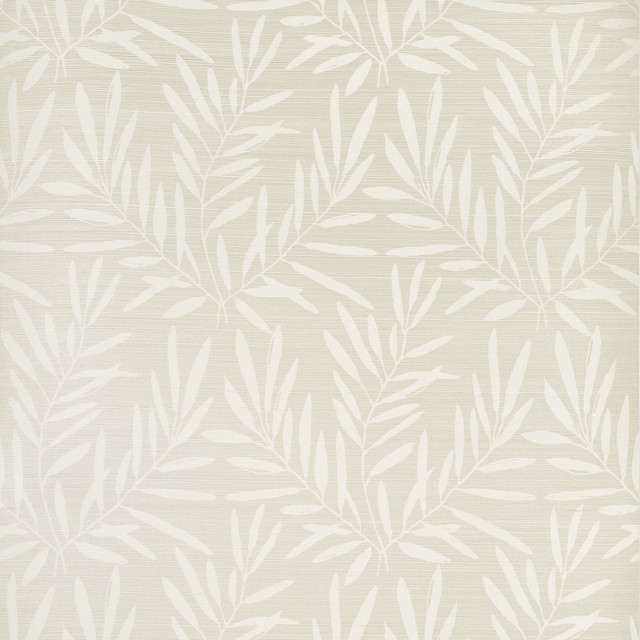Summer Leaves Beige T15802  by Thibaut Wallpaper Thibaut Wallpaper Summer Leaves Beige T15802 Wallpaper ISLANDER Sisal  U.S.A </p><p>Repeat: H: , V: 27.5  (69.85 cm) 36 in  (91.44 cm) - Fabric Carolina -
