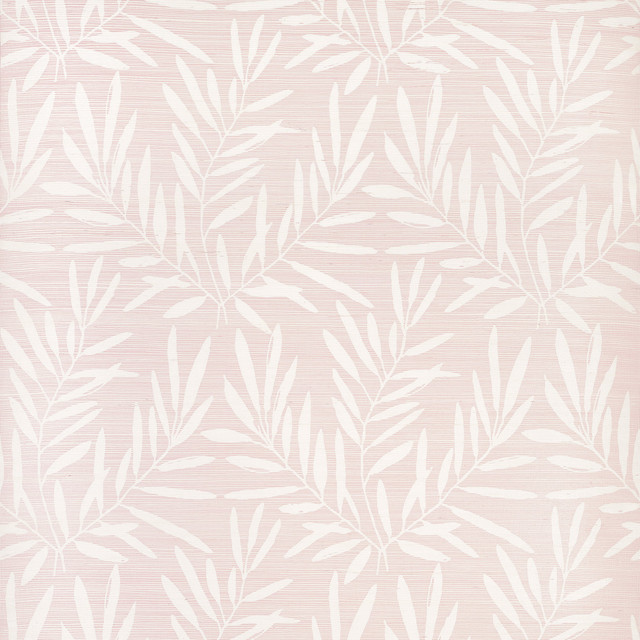 Summer Leaves Blush T15803  by Thibaut Wallpaper Thibaut Wallpaper Summer Leaves Blush T15803 Wallpaper ISLANDER Sisal  U.S.A </p><p>Repeat: H: , V: 27.5  (69.85 cm) 36 in  (91.44 cm) - Fabric Carolina -