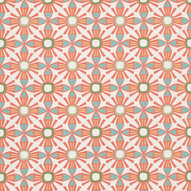 Kona Coral T15832  by Thibaut Wallpaper Thibaut Wallpaper Kona Coral T15832 Wallpaper ISLANDER Non Woven Wallpaper  U.S.A </p><p>Repeat: H: , V: 6.25  (15.88 cm) 27 in  (68.58 cm) - Fabric Carolina -