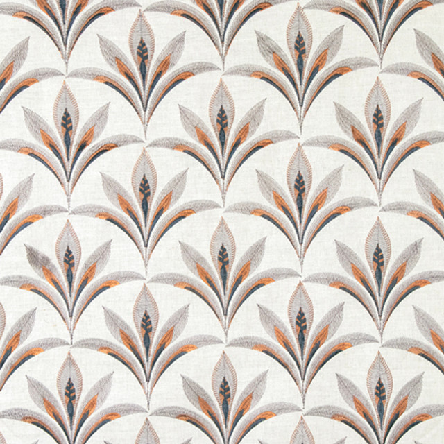 Isle Of Palms Vintage Blue by Carole Designer Fabric Making Waves Base: 60% Cotton, 40% Linen Embr: 63.7% Viscose, 36.3% Polyester N/A 7 5/8" V, 8 1/2" H 52" - Swanky Fabrics - Isle Of Palms Vintage Blue by Carole Designer Fabric Making Waves Base: 60% Cotton, 40% Linen Embr: 63.7% Viscose, 36.3% Polyester N/A 7 5/8" V, 8 1/2" H 52" - Swanky Fabrics -