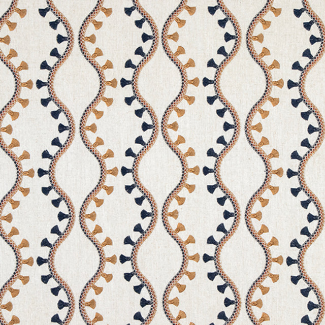 Office Party Copper by Carole Designer Fabric Making Waves 50% Polyester, 40% Cotton, 10% Linen N/A 5 1/2" V, 5 1/2" H 52" - Swanky Fabrics - Office Party Copper by Carole Designer Fabric Making Waves 50% Polyester, 40% Cotton, 10% Linen N/A 5 1/2" V, 5 1/2" H 52" - Swanky Fabrics -