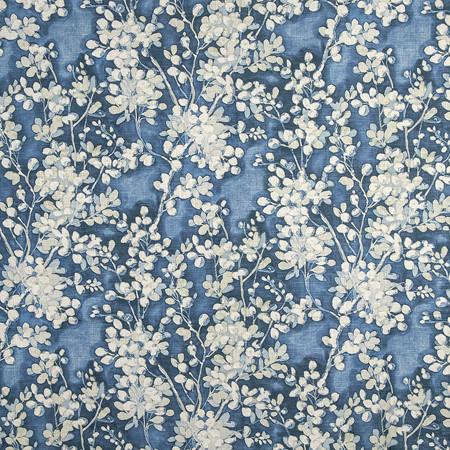 With Hope Denim by Carole Designer Fabric Making Waves 44% Cotton, 39% Rayon, 17% Linen 51,000 Wyzenbeek Double Rubs 24 5/8" V, 27" H 54" - Swanky Fabrics -